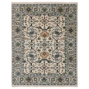Majorca Ivory Floral Rug