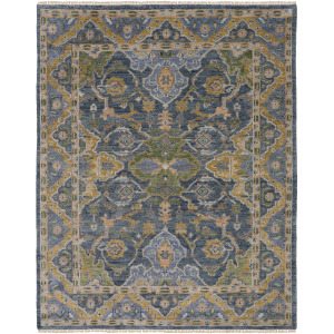 Majorca Blue Floral Rug