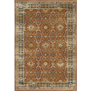 Naples Rust Distressed Rug