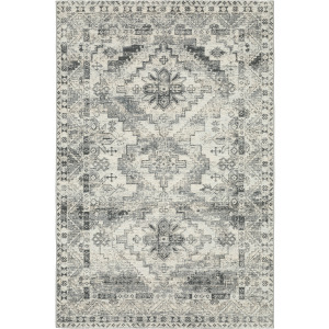 Naples Grey Medallion Rug