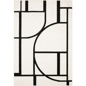 Quinn Ivory Circles Rug