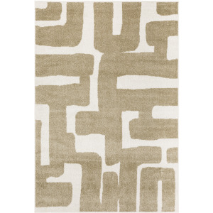 Quinn Beige Abstract Rug