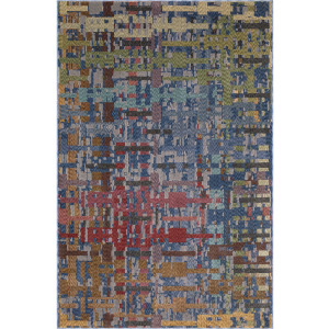 Tisdell Blue Abstract Rug