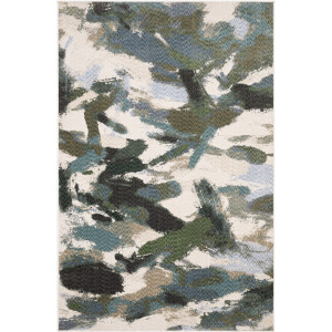 Tisdell Blue Abstract Rug