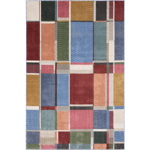Tisdell Multi Geometric Rug