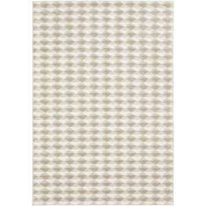 Wonder Beige Geometric Rug