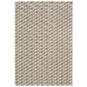 Wonder Brown Geometric Rug