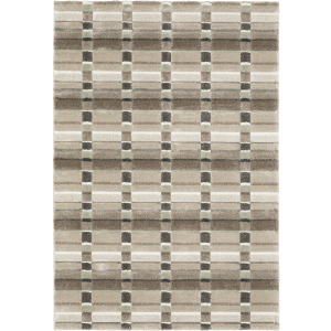 Wonder Brown Geometric Rug