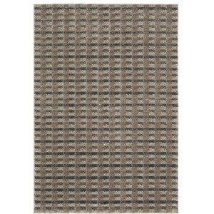 Wonder Brown Geometric Rug