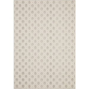 Zarina Ivory Lattice Rug