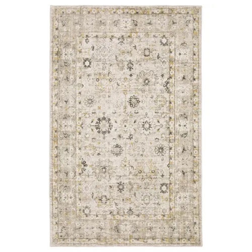 Windham Beige Floral Rug