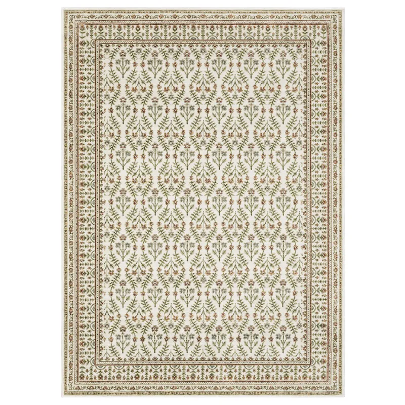 Andorra Ivory Floral Rug 8\' 6\" X 11\' 7\"