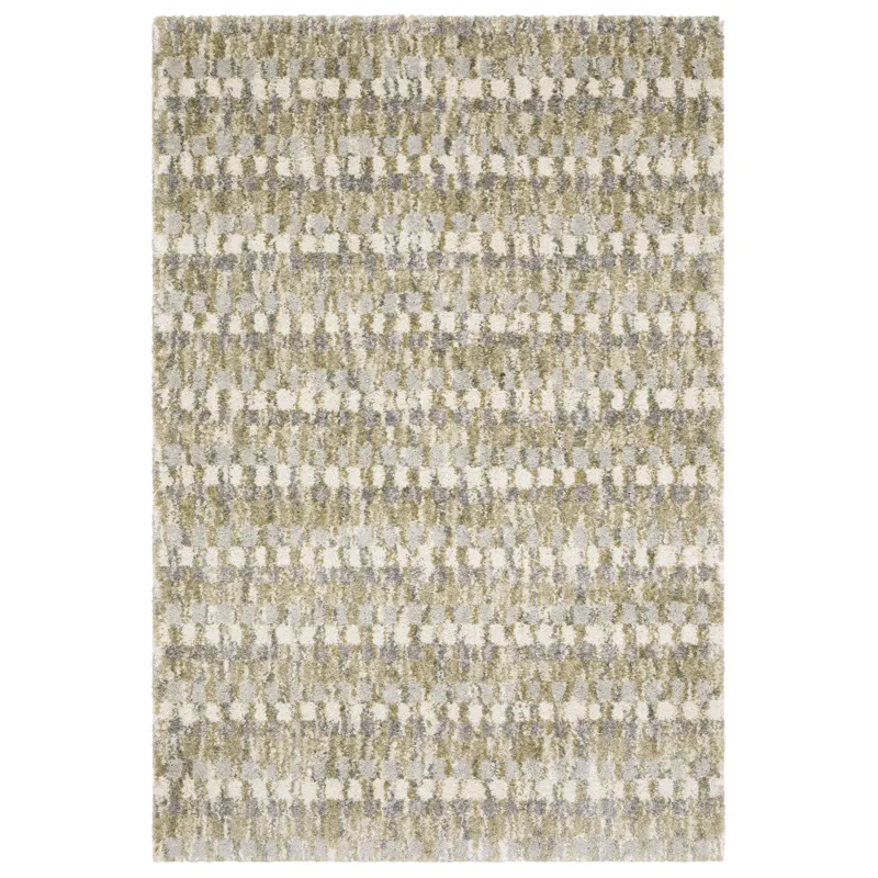 Aspen Gold Stripe Rug 3\'10\" X 5\' 5\"