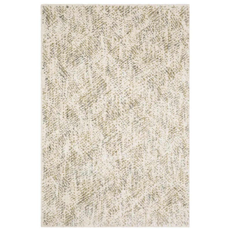 Aspen Ivory Distressed Rug 9\'10\" X 12\'10\"