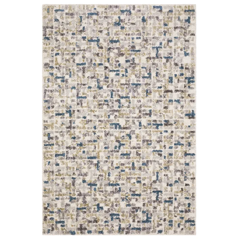 Aspen Ivory Geometric Rug 9\'10\" X 12\'10\"