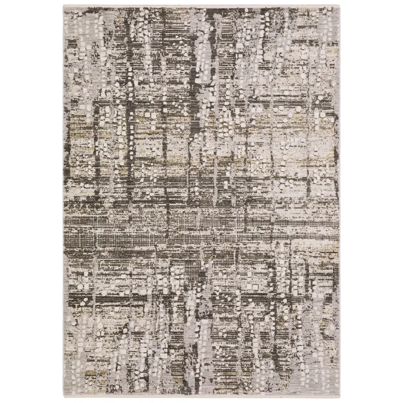 Branigan Beige Abstract Rug 7\'10\" X 10\'