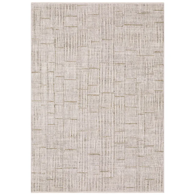 Branigan Beige Abstract Rug 5\' 3\" X 7\' 6\"