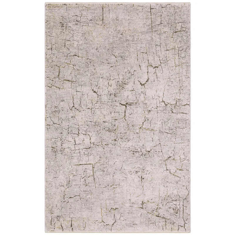 Branigan Beige Abstract Rug 3\' X 5\'