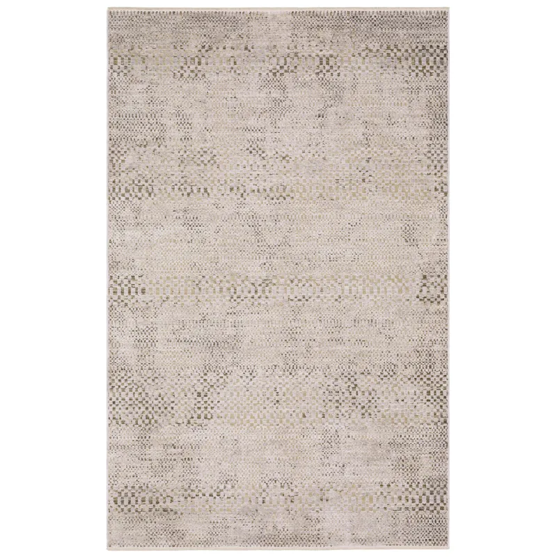 Branigan Beige Abstract Rug 2\' 3\" X 3\'