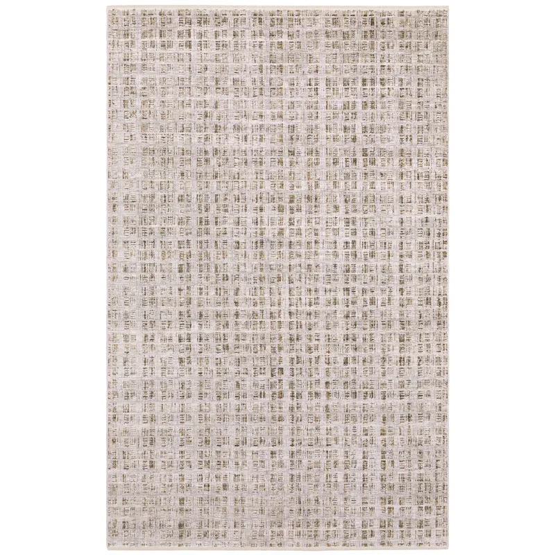 Branigan Beige Abstract Rug 3\' X 5\'