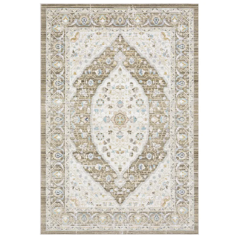 Cavett Brown Medallion Rug