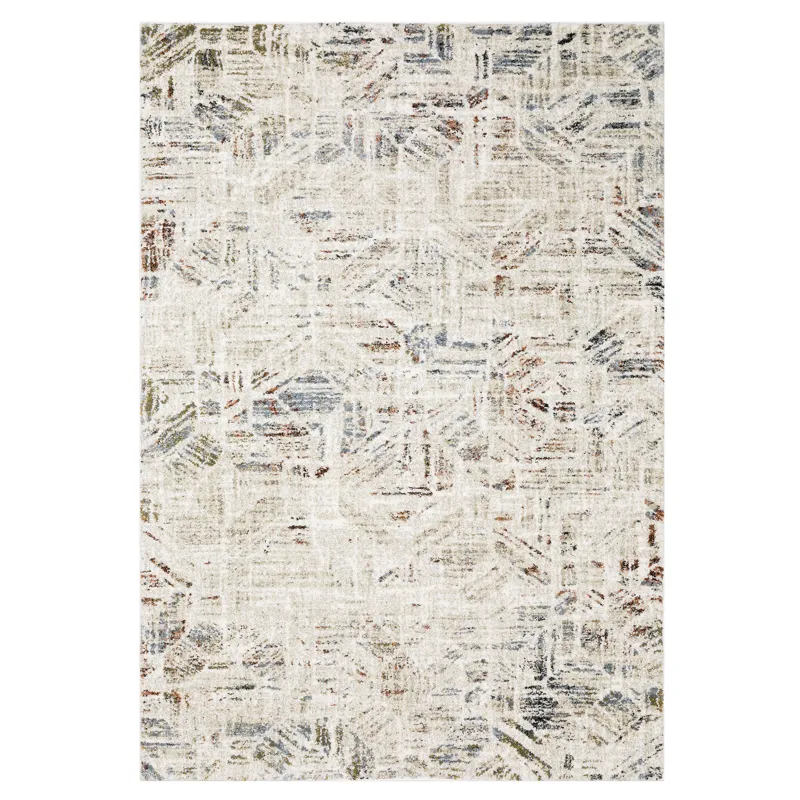 Gemma Beige Distressed Rug 2\' 3\" X 7\'