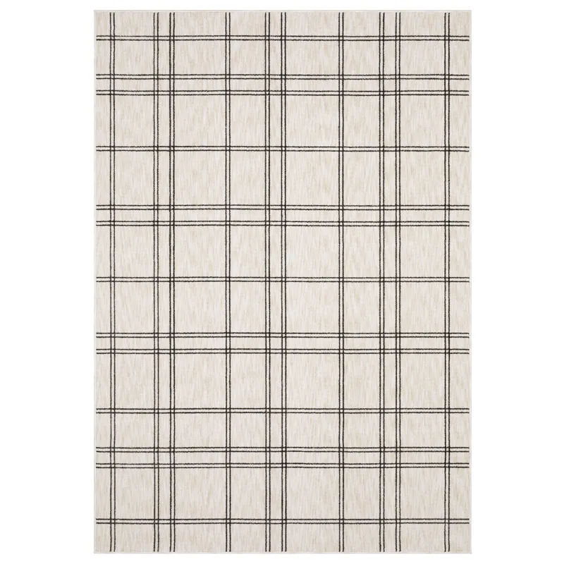Hunter Beige Geometric Rug 2\' 3\" X 7\' 6\"