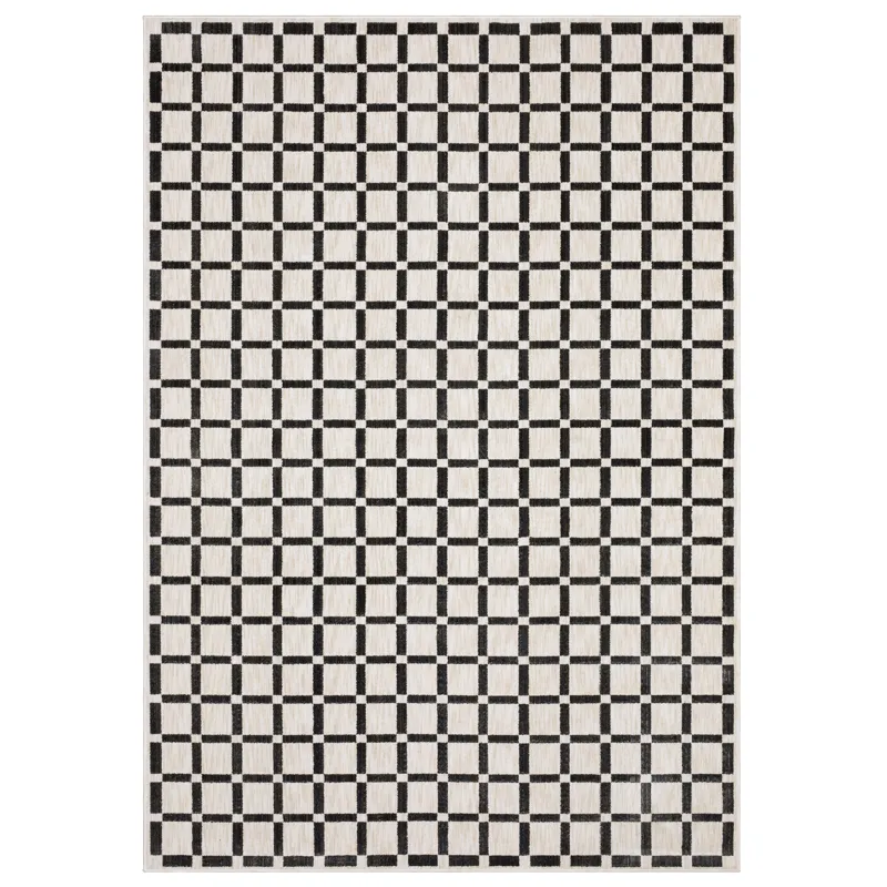 Hunter Beige Geometric Rug
