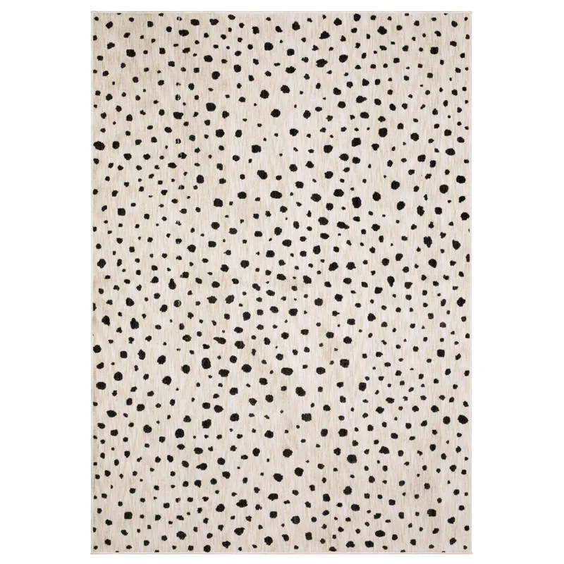 Hunter Beige Circles Rug 6\' 7\" X 9\' 6\"