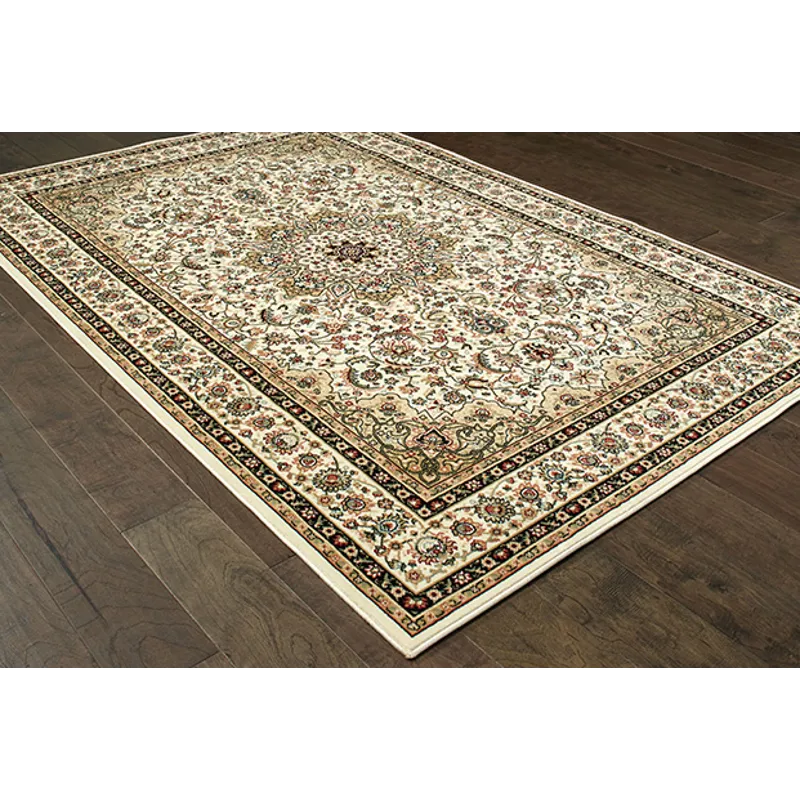Kashan Rug 6\' 7\" X 9\' 6\"