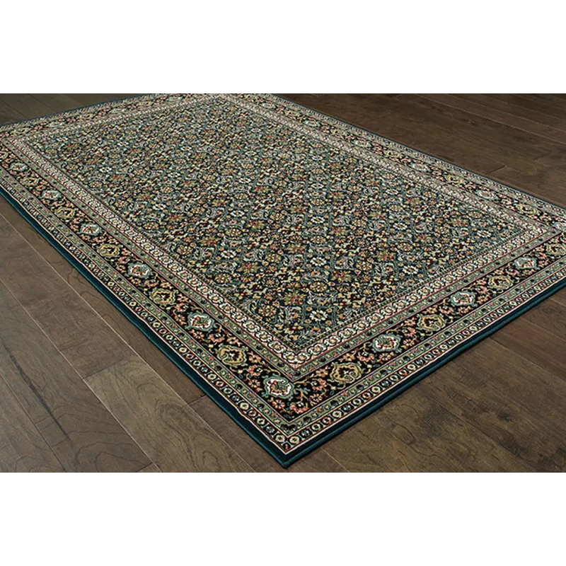 Kashan Rug 6\' 7\" X 9\' 6\"