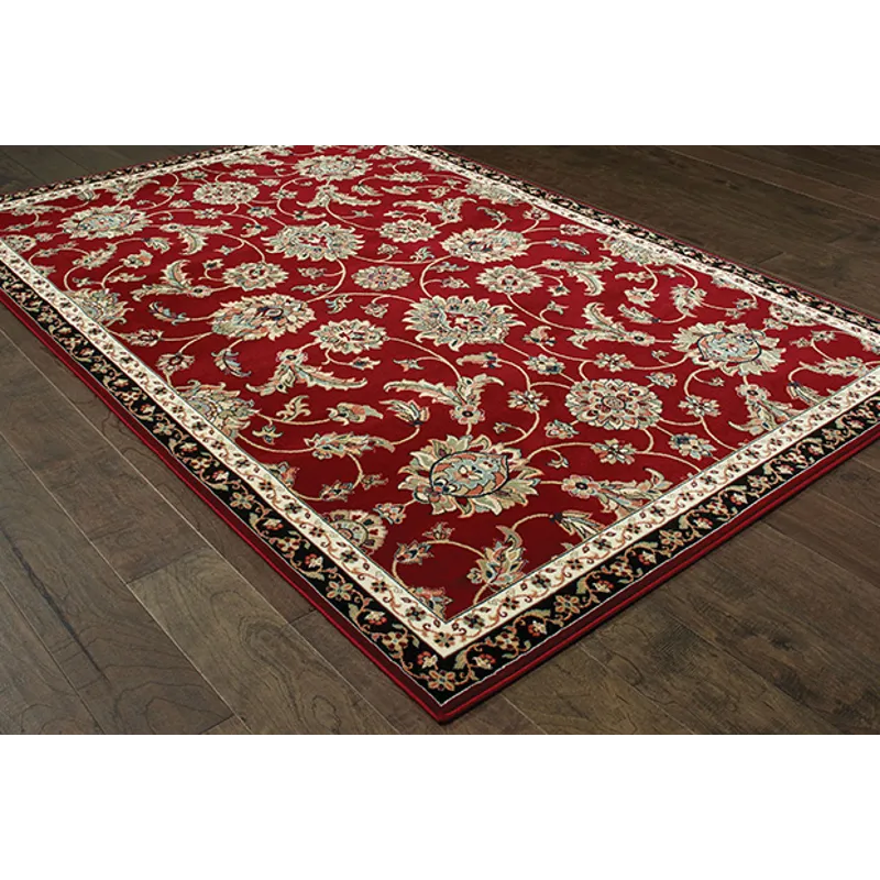 Kashan Rug 6\' 7\" X 9\' 6\"