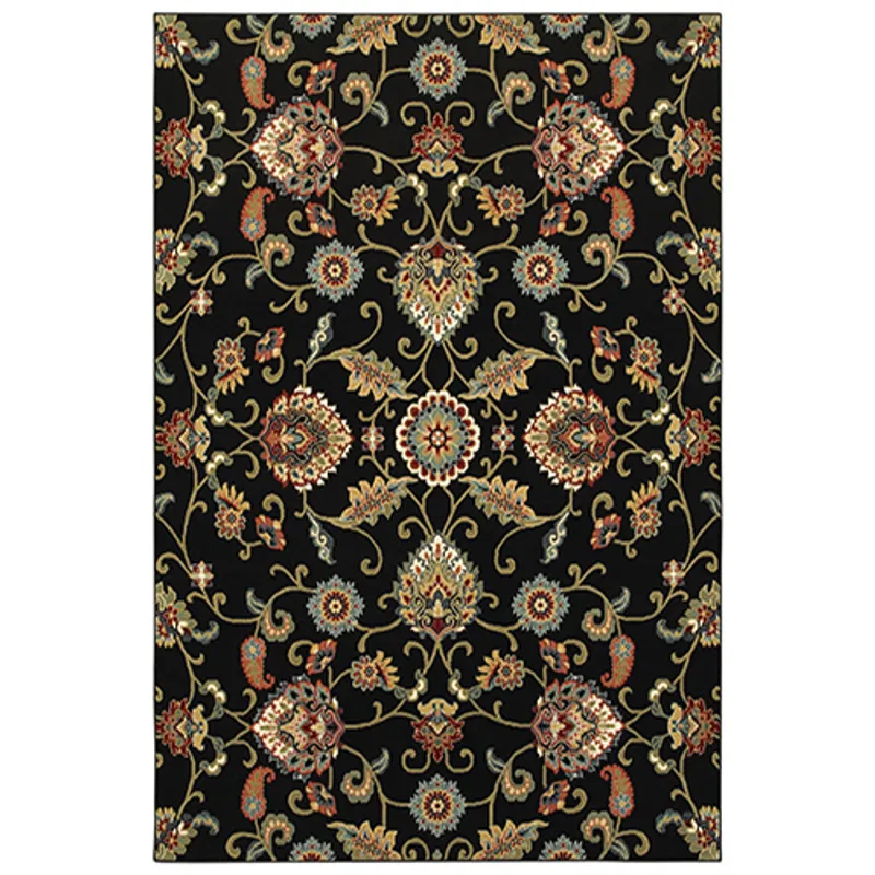 Kashan Rug 5\' 3\" X 7\' 6\"