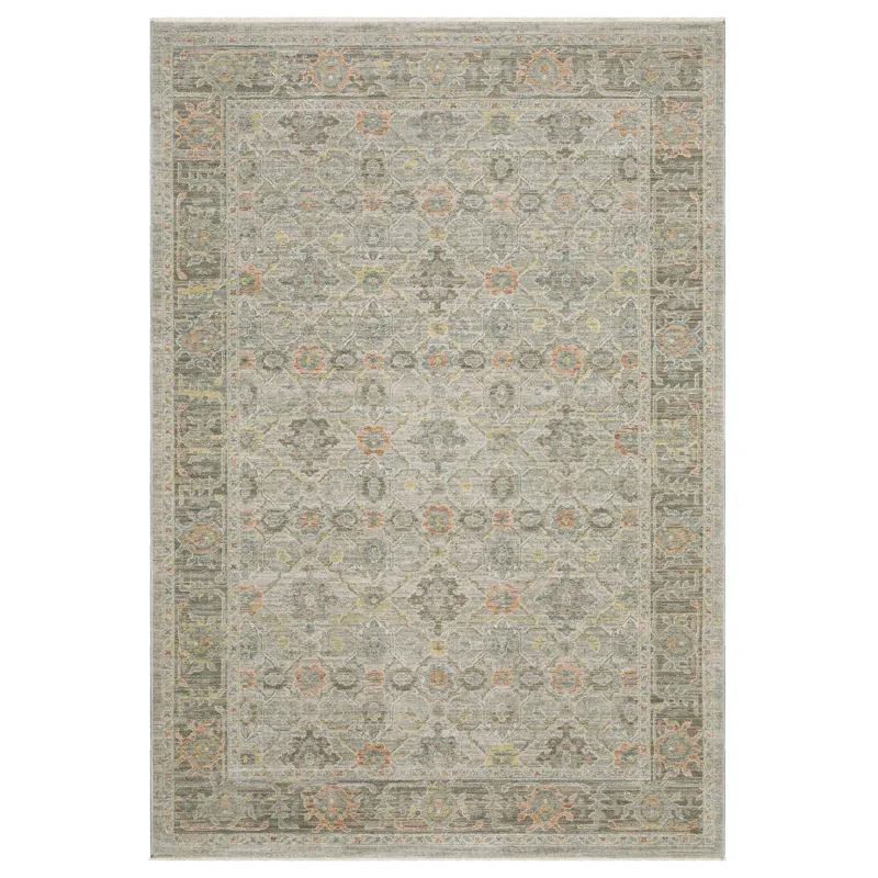 Keaton Beige Floral Rug 9\'10\" X 12\'10\"