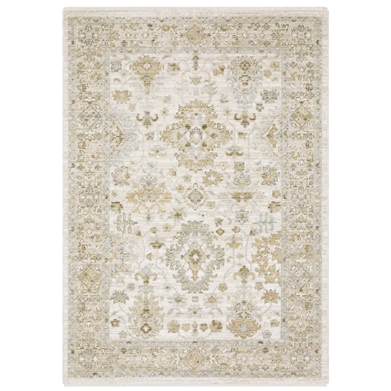 Lola Blue Floral Rug 5\' 3\" X 7\' 6\"