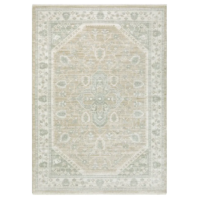 Lola Blue Floral Rug 5\' 3\" X 7\' 6\"