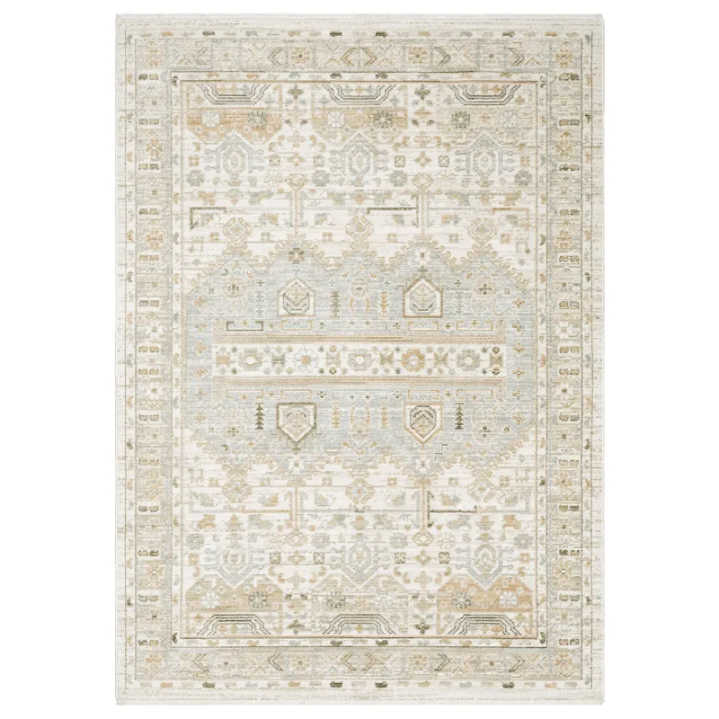Lola Blue Medallion Rug 5\' 3\" X 7\' 6\"