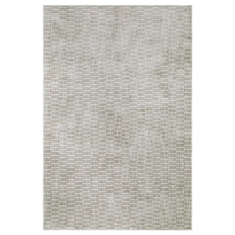 Oliver Grey Geometric Rug 5\' 3\" X 7\' 6\"