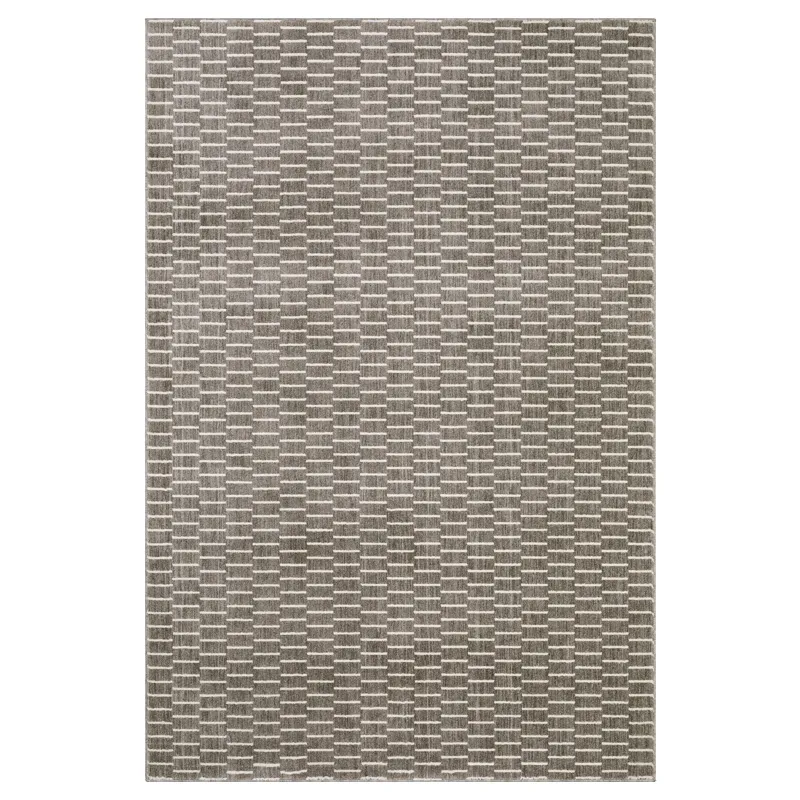 Oliver Grey Geometric Rug 7\'10\" X 10\'10\"