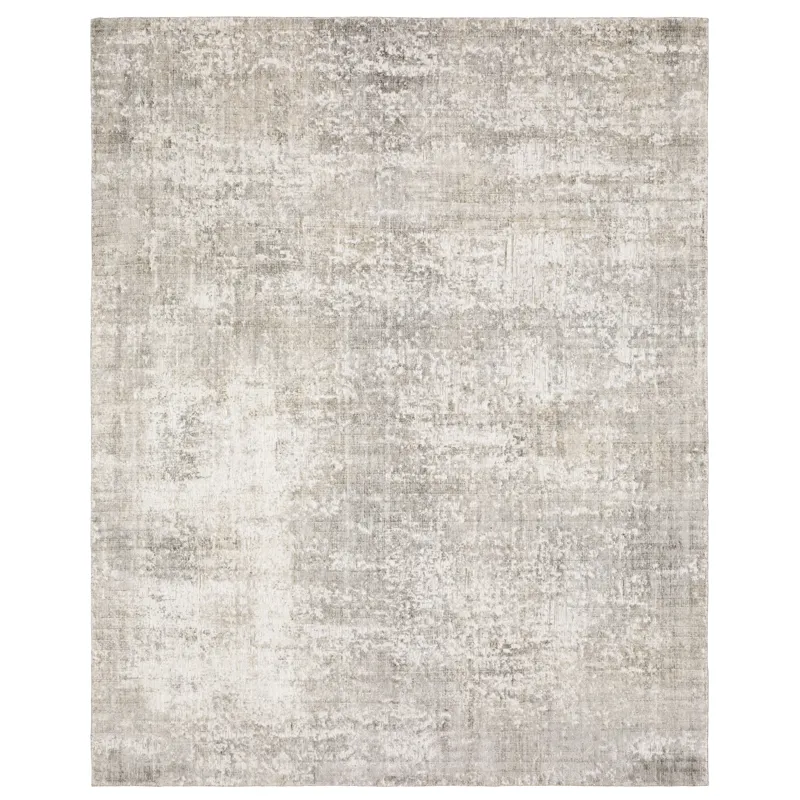 Solstice Grey Abstract Rug 9\' X 12\'