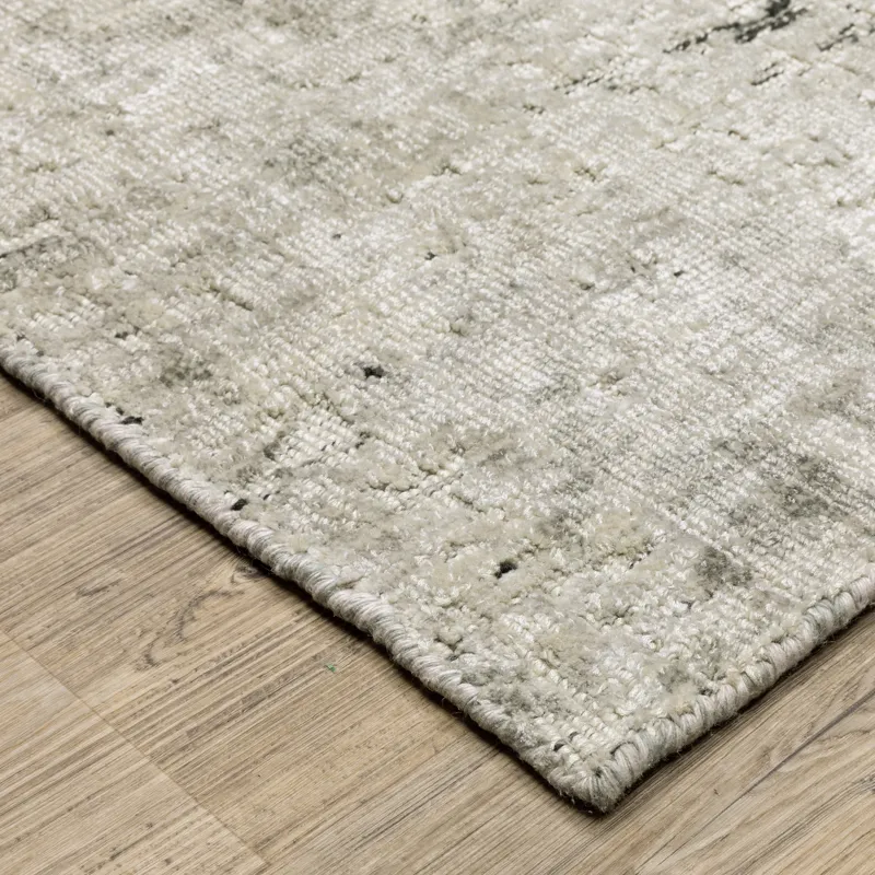 Solstice Beige Abstract Rug 6\' X 9\'