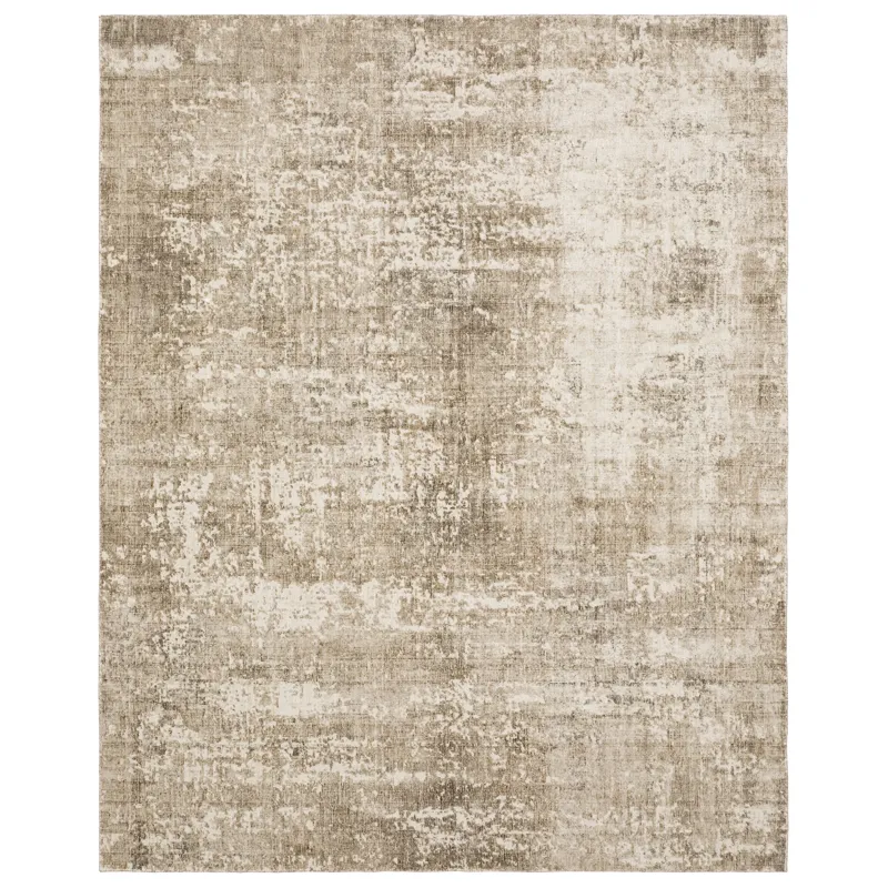 Solstice Brown Abstract Rug 9\' X 12\'