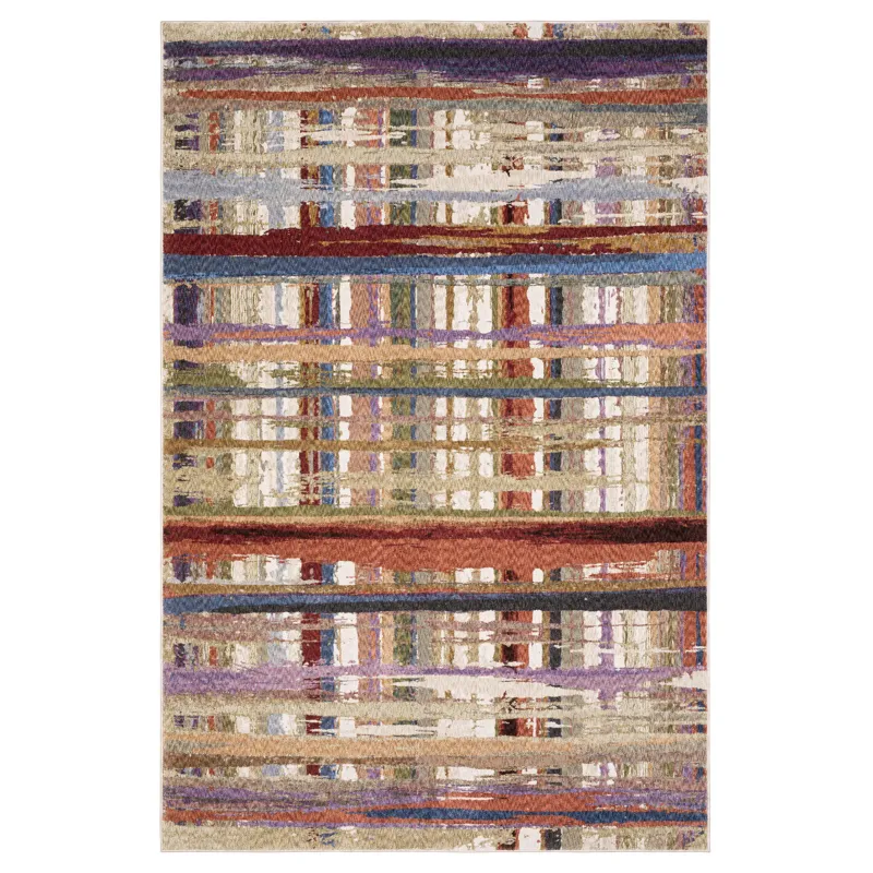 Tisdell Multi Abstract Rug 3\' 9\" X 5\' 2\"