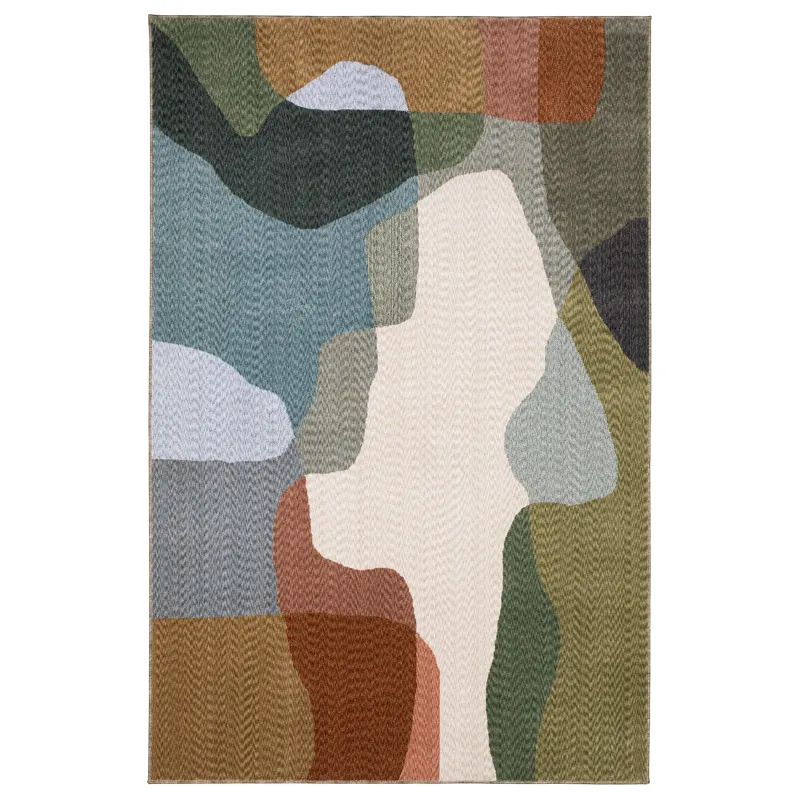 Tisdell Multi Abstract Rug 6\' 7\" X 9\' 4\"