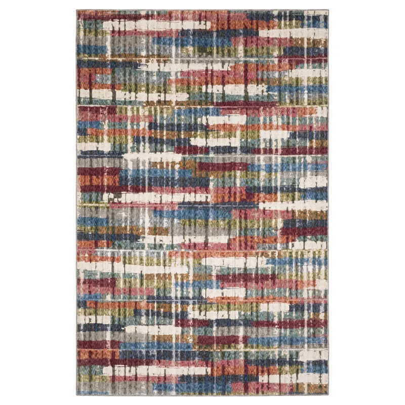 Tisdell Multi Abstract Rug 7\'10\" X 10\'10\"