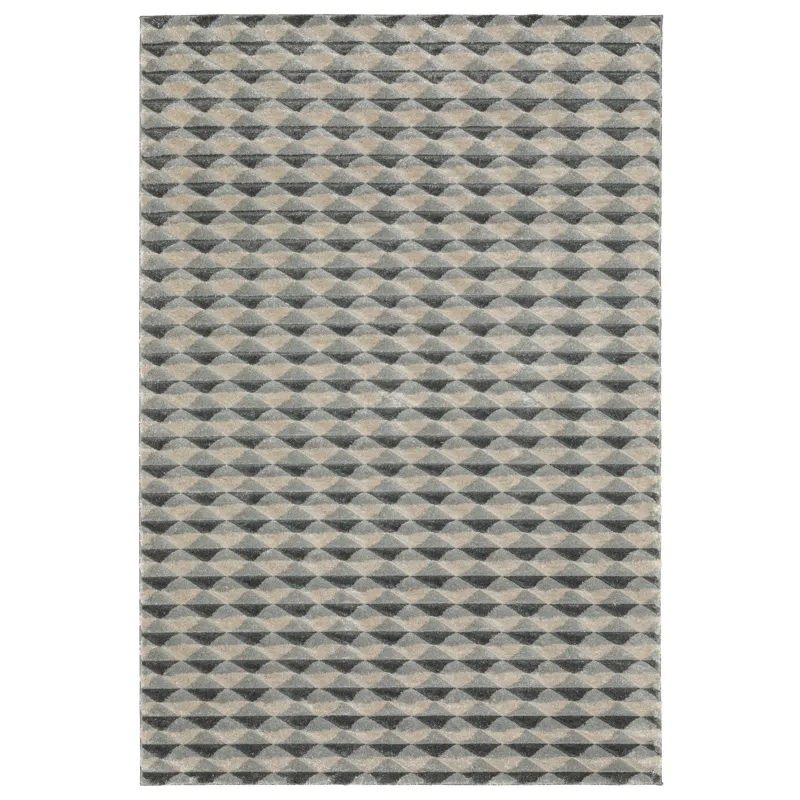 Wonder Grey Geometric Rug