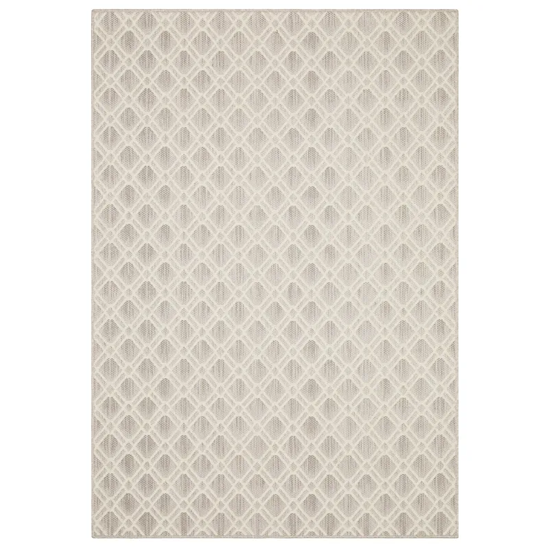 Zarina Ivory Lattice Rug 9\'10\" X 12\'10\"
