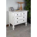 Wllington Nightstand 4 drawer w/Turned Legs