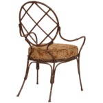 Metal Bamboo Dining Chair