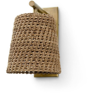 Green Oaks Sconce - Natural Antique Brass